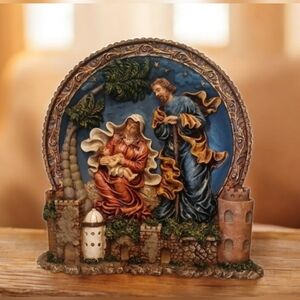 Nativity Scene Hand Painted